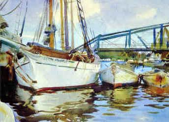 John Singer Sargent Boats at Anchor Germany oil painting art